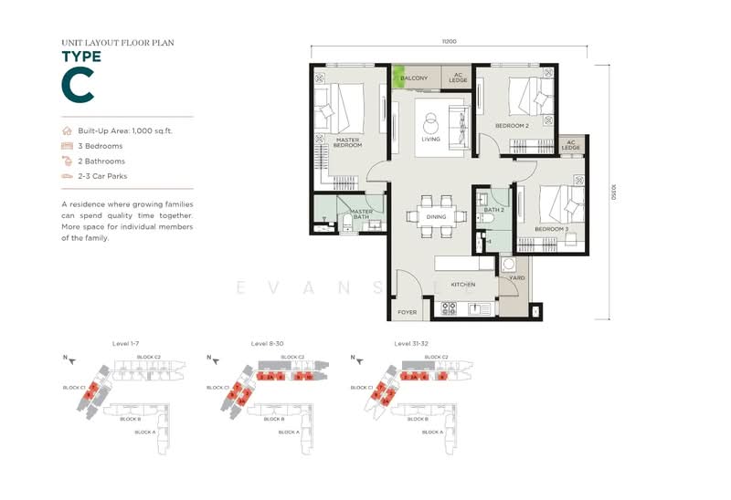 Uptown Residences 2, Berkeley Uptown untuk Untuk Dijual - RM 418,000, Mac 2026 - PropertyGuru.com.my