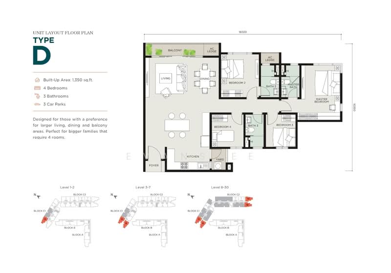 Uptown Residences 2, Berkeley Uptown untuk Untuk Dijual - RM 418,000, Mac 2026 - PropertyGuru.com.my