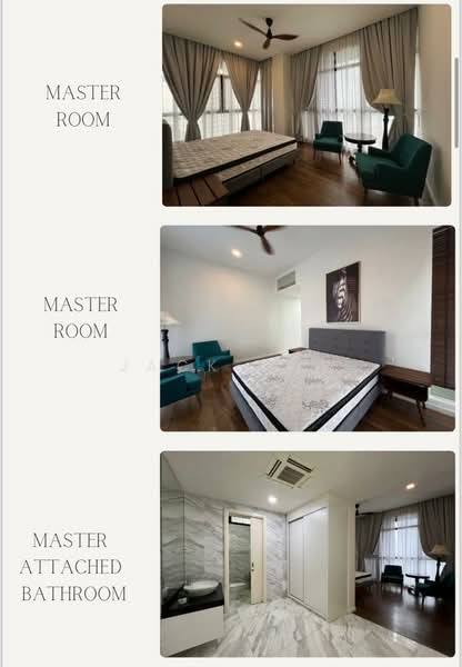 Setia V Residences untuk Untuk Disewa - RM 5,500 /bulan, Mac 2026 - Master Bedroom - PropertyGuru.com.my