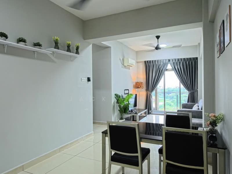 Service Residence for Rent at D'Inspire Residence (Inspira Bestari) - Jack Ting - Living Room - PropertyGuru.com.my