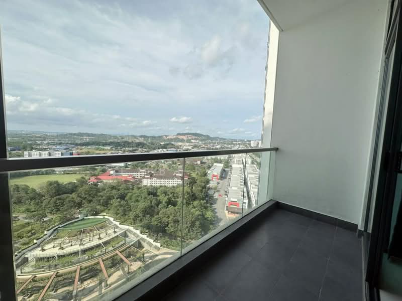 Service Residence for Sale at Green Haven - Ember Lim - Balcony - PropertyGuru.com.my