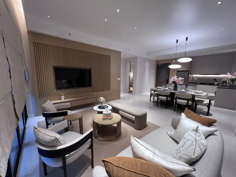 Condominium for Sale at Aras Residences - S. T - Living Room - PropertyGuru.com.my