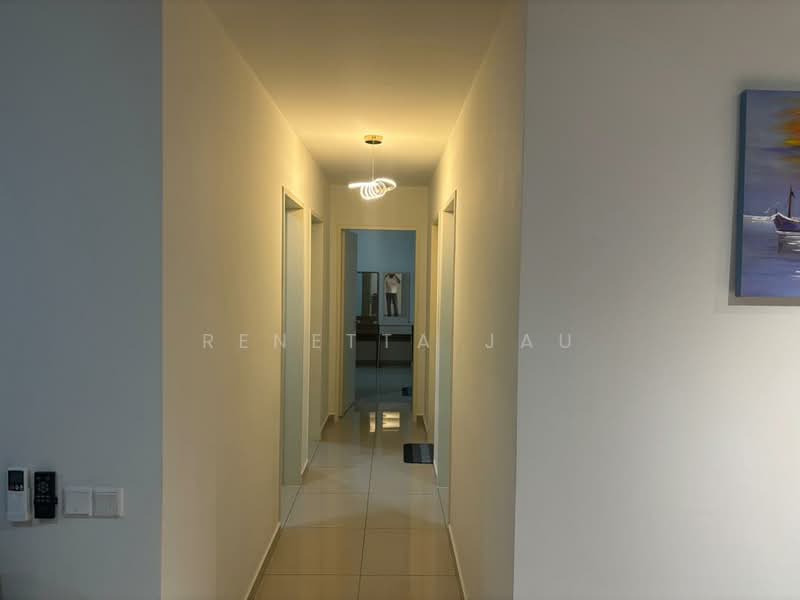 Service Residence for Rent at D'Cosmos Residences - Renetta Jau - Corridor - PropertyGuru.com.my