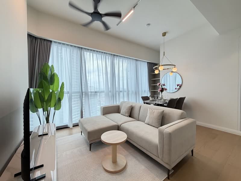 Service Residence for Rent at TRX Residences - Mica Chu - Living Room - PropertyGuru.com.my