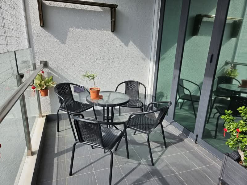 Service Residence for Rent at One Residence - Michelle Lai - Balcony - PropertyGuru.com.my