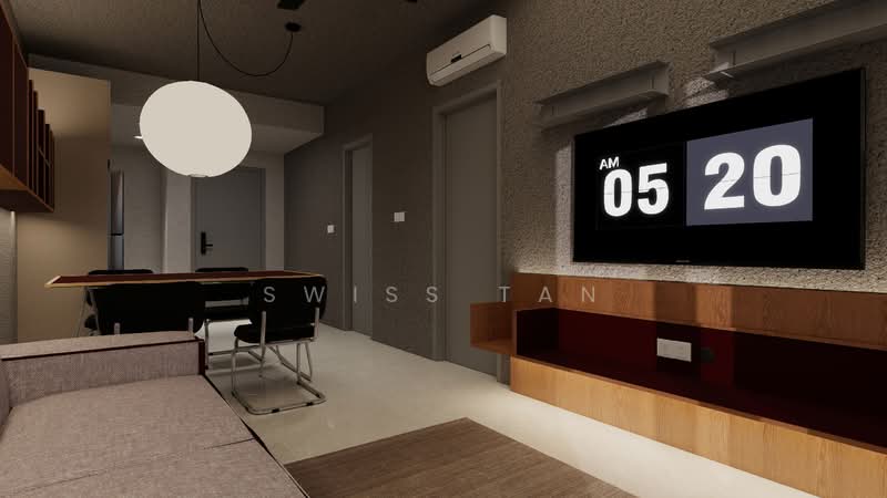 Condominium for Rent at Skyline KL - Swiss Tan - Living Room - PropertyGuru.com.my