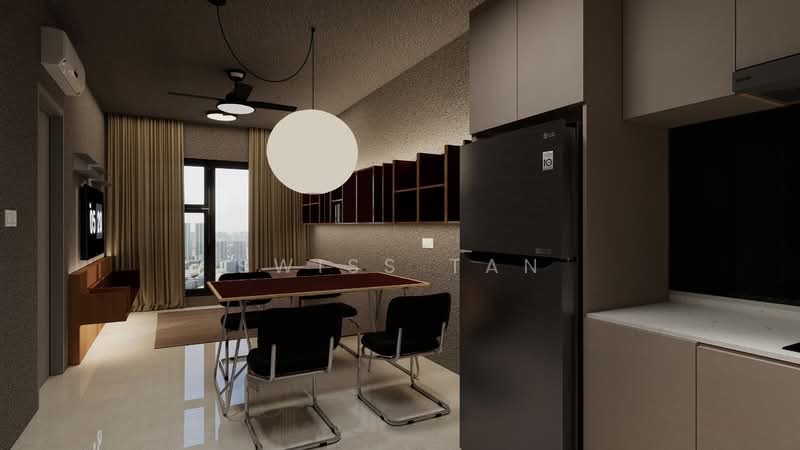 Condominium for Rent at Skyline KL - Swiss Tan - Dining Room - PropertyGuru.com.my