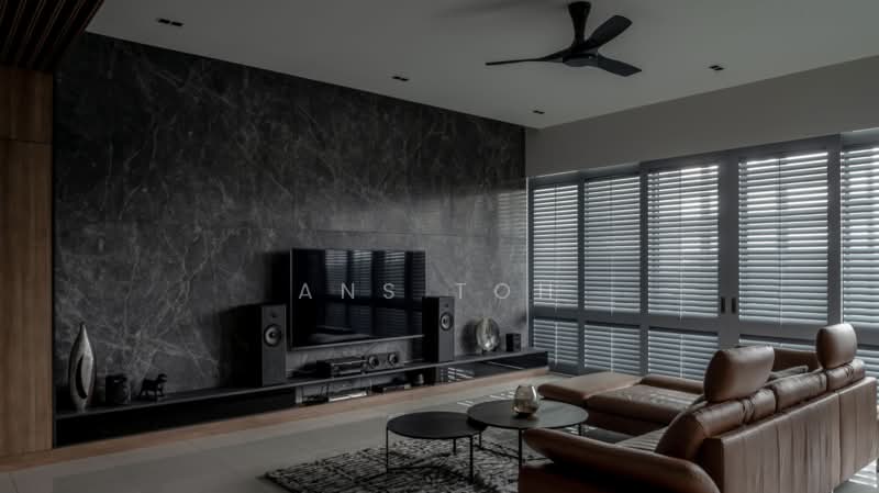 Service Residence for Sale at Reflection Residences - ANS TOH - Living Room - PropertyGuru.com.my