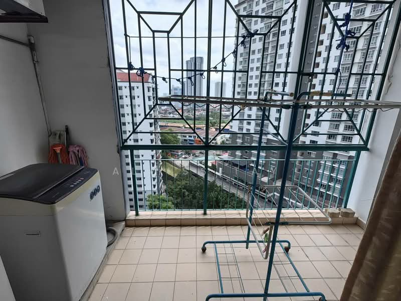 Service Residence for Sale at Bistari Impian Apartment - Alviss Tay - Balcony - PropertyGuru.com.my