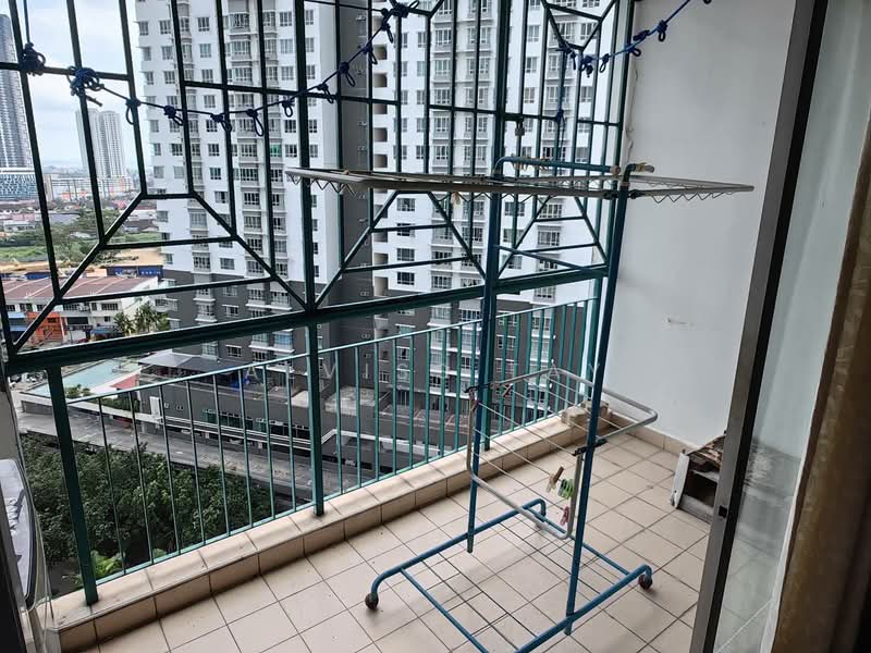 Service Residence for Sale at Bistari Impian Apartment - Alviss Tay - Balcony - PropertyGuru.com.my
