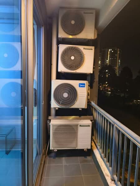 Service Residence for Rent at D'Ambience Residences (Pangsapuri Ikatan Flora) - Joy Min - Balcony - PropertyGuru.com.my