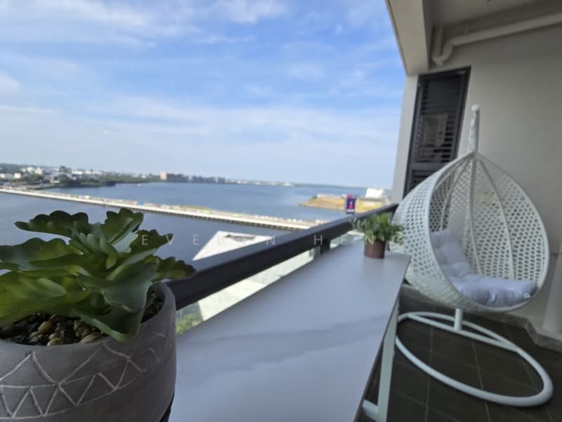 R&F Princess Cove Phase 2-Seine Region untuk Untuk Disewa - RM 5,500 /bulan, Mac 2026 - Balcony - PropertyGuru.com.my