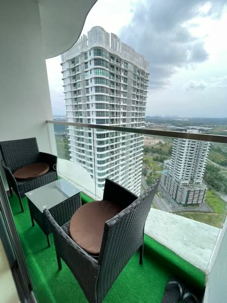 Servis Apartment untuk Disewa di The M @ Medini Macrolink - Grace Lau - Balcony - PropertyGuru.com.my