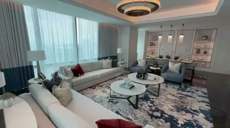 Service Residence for Sale at St Regis - Annie Chong - Living Room - PropertyGuru.com.my