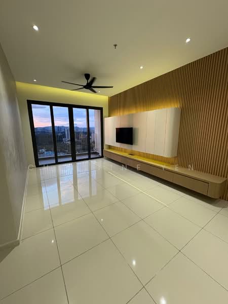 Service Residence for Rent at Sunway Belfield - Christine Yen - Living Room - PropertyGuru.com.my