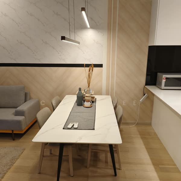Service Residence for Rent at Star Residences Two - Celine Lee - Living Room - PropertyGuru.com.my