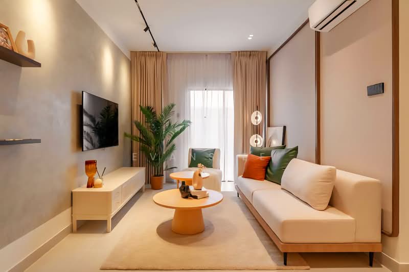 Service Residence for Sale at Ara Residences - Evans Ee - Living Room - PropertyGuru.com.my