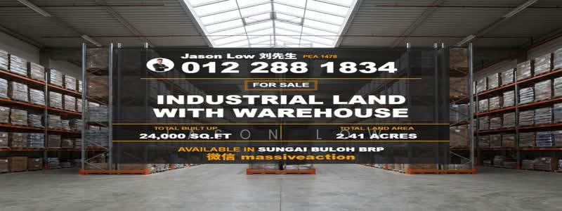 Warehouse for Sale in Bukit Rahman Putra (Sungai Buloh) - Han Jen Low - PropertyGuru.com.my