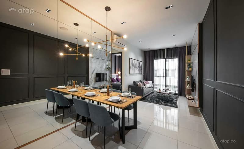 Alpinia Residences untuk Untuk Dijual - RM 387,000, Mac 2026 - Dining Room - PropertyGuru.com.my
