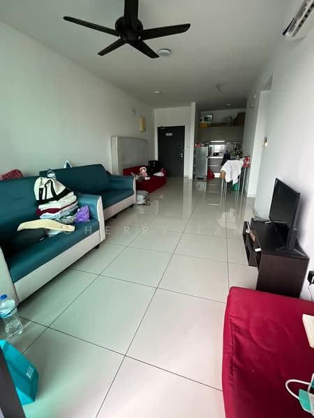 Servis Apartment untuk Disewa di Emira Residence - Cherry Tan - Living Room - PropertyGuru.com.my