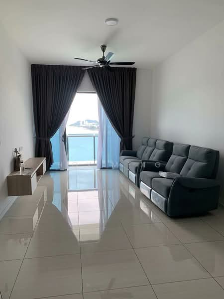 Queens Residences Q1 @ Queens Waterfront untuk Untuk Disewa - RM 4,500 /bulan, Mac 2026 - Living Room - PropertyGuru.com.my