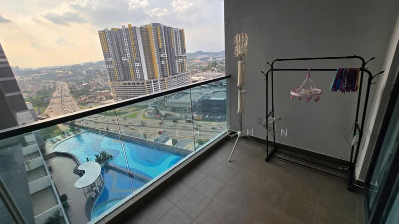 Service Residence for Rent at Symphony Tower (Menara Simfoni) - Cayden Chin - Balcony - PropertyGuru.com.my