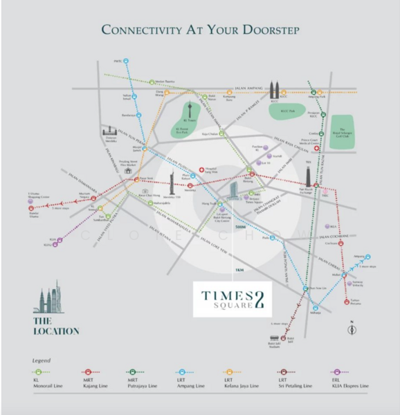 Service Residence for Sale at Times Square 2 - Cloie Chow - PropertyGuru.com.my