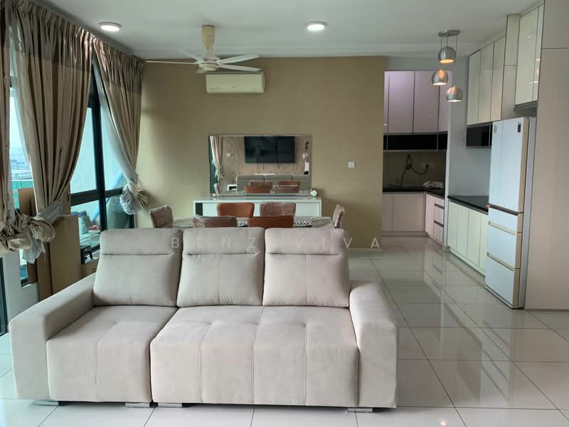 LaCosta @ Sunway South Quay untuk Untuk Disewa - RM 4,500 /bulan, Mac 2026 - Living Room - PropertyGuru.com.my