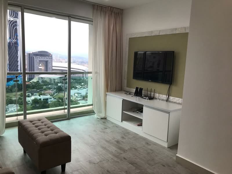 Service Residence for Sale at Solaris Dutamas - Ashley Haw - Living Room - PropertyGuru.com.my