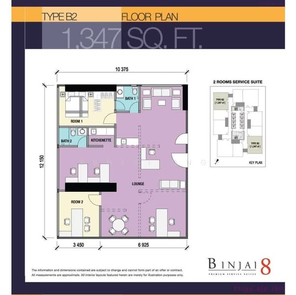 Office @ Binjai 8 untuk Untuk Disewa - RM 5,800 /bulan, Mac 2026 - PropertyGuru.com.my