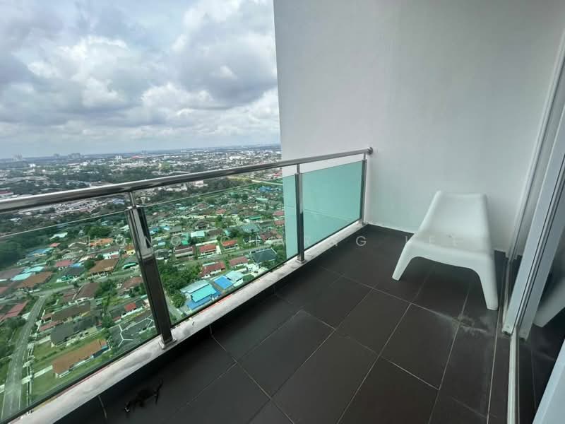 M Condominium @ Larkin untuk Untuk Disewa - RM 2,400 /bulan, Mac 2026 - Balcony - PropertyGuru.com.my