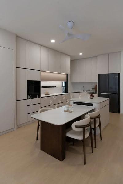 Kediaman Servis untuk Dijual di Arunya @ KL North - Kingsley See - Kitchen - PropertyGuru.com.my