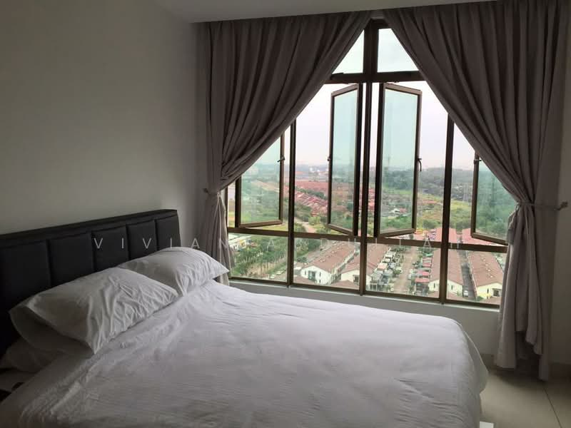 Service Residence for Rent at D'Inspire Residence (Inspira Bestari) - Vivian Abdullah - Bedroom - PropertyGuru.com.my