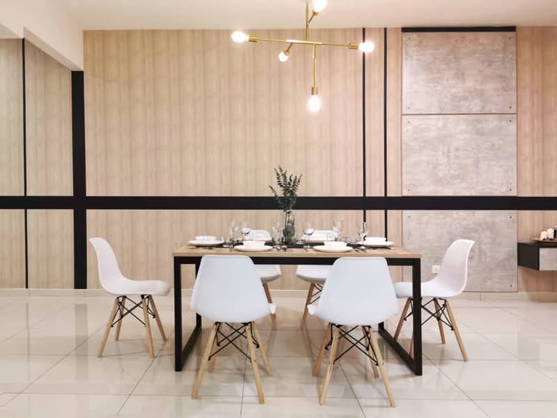 Infiniti 3 Residences untuk Untuk Disewa - RM 3,400 /bulan, Mac 2026 - Dining Room - PropertyGuru.com.my