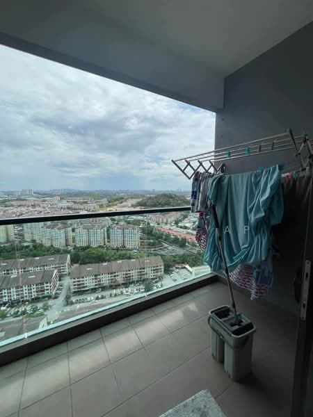 Service Residence for Rent at Symphony Tower (Menara Simfoni) - Crystal Yap - Balcony - PropertyGuru.com.my