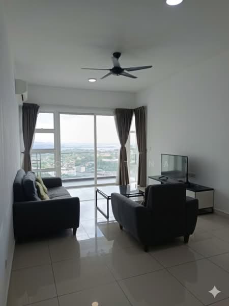 Service Residence for Rent at Pinnacle Tower - Christina Ling - Living Room - PropertyGuru.com.my