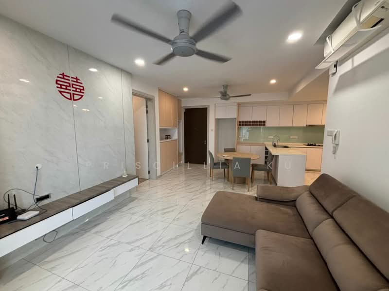 Condominium for Rent at South Brooks - Priscillia Ku - Living Room - PropertyGuru.com.my