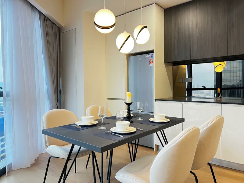 Service Residence for Rent at TRX Residences - Aden Tai - Dining Room - PropertyGuru.com.my