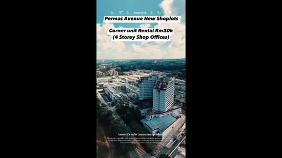 Kedai / Pejabat untuk Disewa di Permas Jaya (Johor) - Dennis Cheang - PropertyGuru.com.my