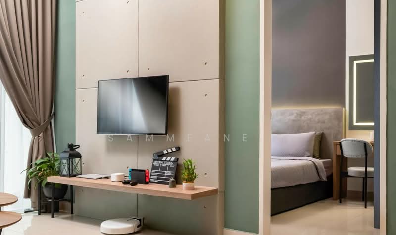 Service Residence for Sale at The Address @ Maxim Pelangi - Sammeane . - Living Room - PropertyGuru.com.my