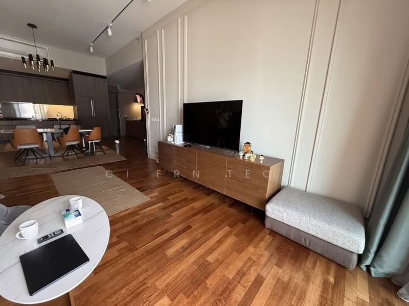 Service Residence for Rent at Straits Residences - Ci Ern Teoh - Living Room - PropertyGuru.com.my