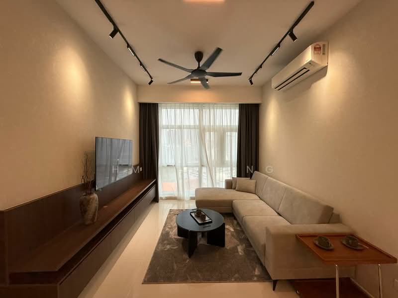 Service Residence for Rent at Met 1 Residences - HM Choong - Living Room - PropertyGuru.com.my