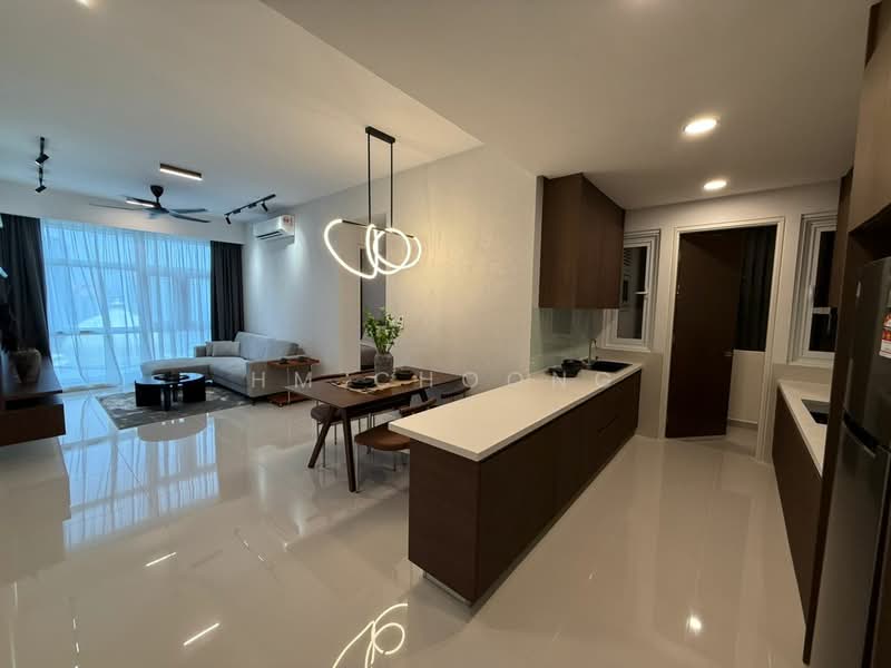 Service Residence for Rent at Met 1 Residences - HM Choong - Living Room - PropertyGuru.com.my