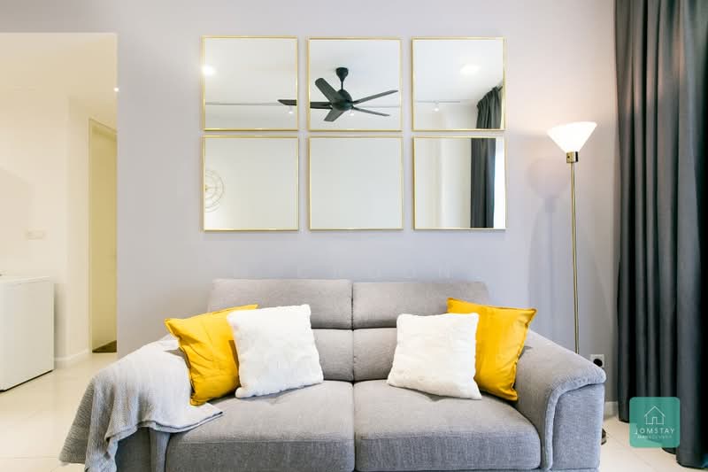 Service Residence for Rent at NOVUM - HM Choong - Living Room - PropertyGuru.com.my