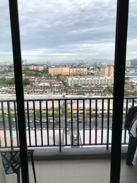 Service Residence for Sale at Sk One Residence - Edmund Goh - Balcony - PropertyGuru.com.my