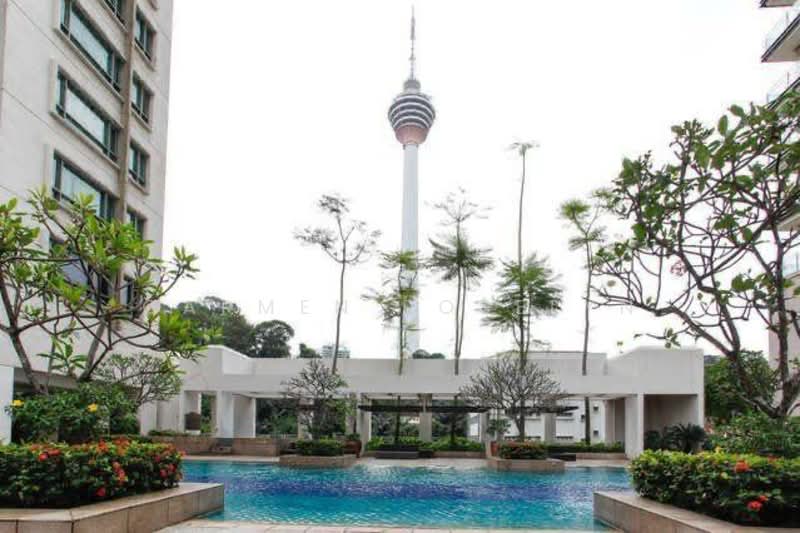 The Capsquare Residences untuk Untuk Disewa - RM 6,200 /bulan, Mac 2026 - KL Tower view - PropertyGuru.com.my