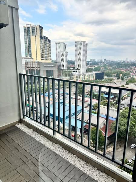 Service Residence for Rent at Greenfield Regency - Linda Lee - Balcony - PropertyGuru.com.my