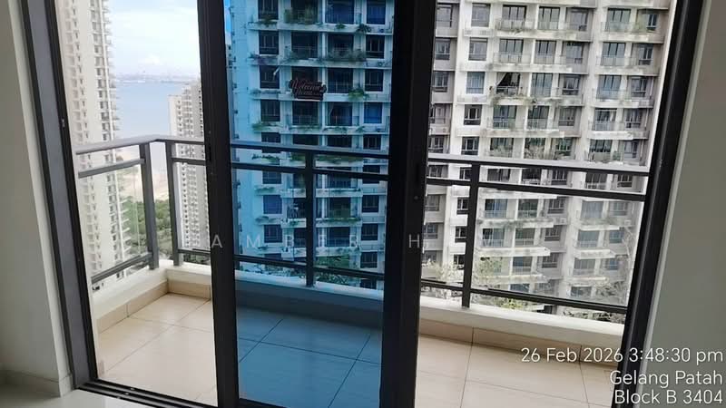 Service Residence for Sale at Country Garden Forest City - Amber Hew - Balcony - PropertyGuru.com.my