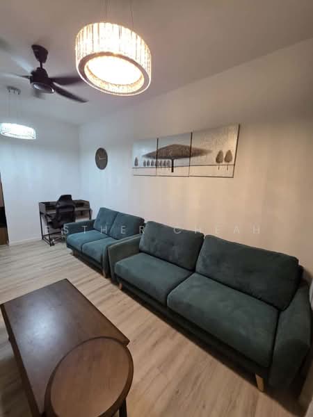 Service Residence for Sale at Lexa Residence @ The Quartz WM - Esther Cheah - Living Room - PropertyGuru.com.my