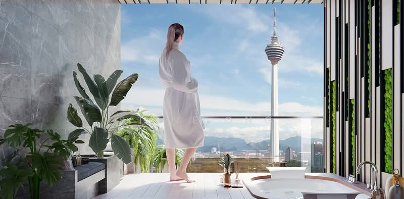 Service Residence for Sale at Skylon Residences - Steve Ong - Balcony - PropertyGuru.com.my